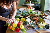 MAKING AND PREPARING FRESH FLOWER ARRANGEMENTS