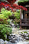 RHS CHELSEA FLOWER SHOW 2013, AN ALCOVE (TOKONOMA GARDEN), ISHIHARA KAZUYUKI DESIGN LABRATORY. JAPANESE TATAMI ROOM.