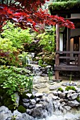 RHS CHELSEA FLOWER SHOW 2013, AN ALCOVE (TOKONOMA GARDEN), ISHIHARA KAZUYUKI DESIGN LABRATORY. JAPANESE TATAMI ROOM.