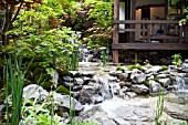 RHS CHELSEA FLOWER SHOW 2013, AN ALCOVE (TOKONOMA GARDEN), ISHIHARA KAZUYUKI DESIGN LABRATORY. JAPANESE TATAMI ROOM.