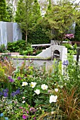 RHS CHELSEA FLOWER SHOW 2013,   THE WASTELAND GARDEN, DESIGNER KATE GOULD.  GOLD MEDAL WINNER