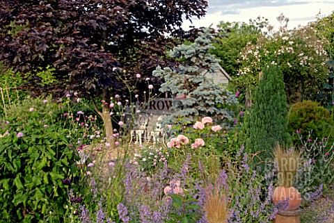 SUMMER_GARDEN_WITH_SHED_AND_MIXED_HERBACEOUS_BORDERS