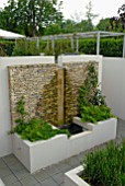 WATERFALL IN CONTEMPORARY GARDEN DESIGN