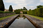 FORMAL POOL AT OZLEWORTH PARK, GLOUCESTERSHIRE