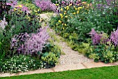 HARDYS COTTAGE GARDEN PLANTS SHOW GARDEN IN DAILY MAIL PAVLLION, RHS SHOW HAMPTON COURT 2008