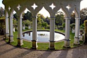 THE EXEDRA AT PAINSWICK ROCOCO GARDEN, GLOUCESTERSHIRE