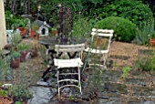 GARDEN PATIO IN THE RAIN