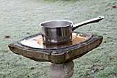 METHOD OF MELTING BIRD BATH WATER