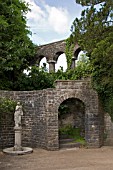 VIEW OF ITALIANATE GARDEN AT DYFFRYN GARDENS,  WALES