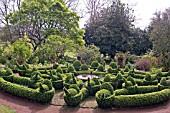 TOPIARY PEACOCKS IN CIRCLE AROUND A POND,  AT PALHEIRO GARDENS,  FORMERLY BLANDYS GARDENS,  MADEIRA