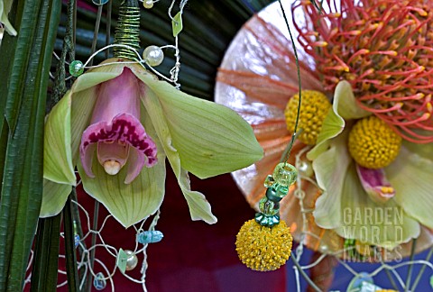 PROTEAS_AND_ORCHIDS_USED_IN_MODERN_BRIDAL_BOUQUET