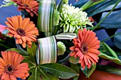 GERBERA AND CHRYSANTHEMUM ARRANGEMENT