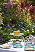 PLANTING IN TUFA TEA,  COURTYARD GARDEN,  CHELSEA FLOWER SHOW 2007,  DESIGNER KATIE CROME,