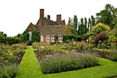 THE ROSE GARDEN AT WINTERBOURNE BOTANIC GARDEN BIRMINGHAM UNIVERSITY