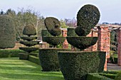 TOPIARY AT FELLEY PRIORY,  NOTTINGHAM