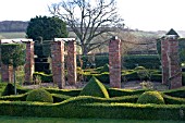 TOPIARY AT FELLEY PRIORY,  NOTTINGHAM