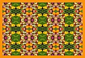 VEGETABLES IN KALEIDOSCOPIC PATTERN