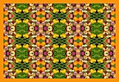 VEGETABLES IN KALEIDOSCOPIC PATTERN