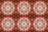 PAEONIA  X LEMOINEI CHROMATELLA IN KALEIDOSCOPIC AND REPEATED PATTERN