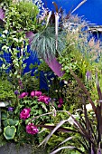 DETAIL OF THE QUILTED VELVET GARDEN AT CHELSEA FLOWER SHOW 2008, DESIGNED BY JAMES TOWILLIS AND PETER BIGGS