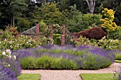 THE ROSE GARDEN AT WINTERBOURNE BOTANIC GARDEN, THE UNIVERSITY OF BIRMINGHAM, JUNE