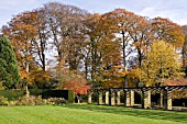 AUTUMN VIEW OF WINTERBOURNE BOTANIC GARDEN