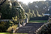 FRONT GARDENS WITH TOPIARY, BLOSSOM TRAIL, WORCESTERSHIRE