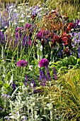 COLOURFUL BORDER PLANTING,  MAY