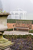 VIEW OF BANDSTAND IN THE MIST