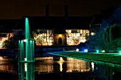RHS WISLEY HOUSE LIT UP IN THE LIGHT TRAIL EVENT