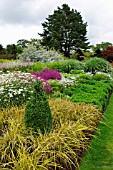 HERBACEOUS FLOWER BED AT RHS HARLOW CARR GARDENS