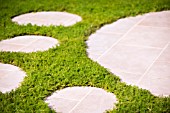 ROUND PAVING BETWEEN CHAMOMILE