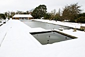 LONG WATER IN THE SNOW; RHS WISLEY