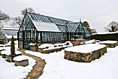 RHS WISLEY GARDENS ALPINE HOUSE IN THE SNOW