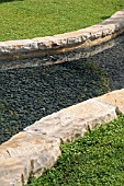 WATER FEATURE IN ALLIANCE GARDEN IN BEIRUT CITY CENTRE,  LEBANON. (GARDEN DESIGNED BY TUP).