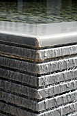 DETAIL OF WATER FEATURE IN SAMIR KASSIR SQUARE DESIGNED BY VLADIMIR DJUROVIC AND COMMISSIONED BY SOLIDERE IN DOWNTOWN BEIRUT. WINNER OF AGHA KHAN AWARD FOR ARCHITECTURE 2007
