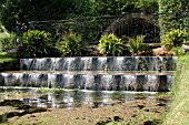 CASCADE AT LES JARDINS DANNEVOIE,  BELGIUM