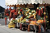 SEASONAL FRUIT STALL, AMALFI PENINSULA