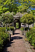 FORMAL GARDENS, HATLEY PARK, VICTORIA, BRITISH COLUMBIA, CANADA