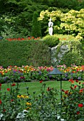 BUTCHART GARDENS, THE SUNKEN GARDEN IN SUMMER