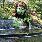 EARTH GODDESS MOSAICULTURE STATUE AT ATLANTA BOTANICAL GARDEN