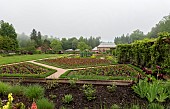 Spring plantings in the formal gardens at Biltmore Estates in early May