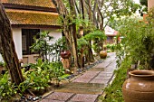 TROPICAL GARDEN AFTER RAIN AT THE KUALA LUMPUR CRAFT COMPLEX