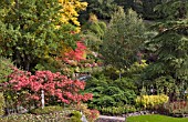 BUTCHART GARDENS, THE SUNKEN GARDEN IN AUTUMN