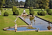 LILY POND, BURTON AGNES HALL, DRIFFIELD, YORKSHIRE