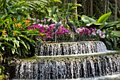 CRANE FOUNTAIN, NATIONAL ORCHID GARDEN, SINGAPORE