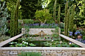 DORSET WATER LILY GARDEN: ROMANTIC CHARM, HAMPTON COURT PALACE FLOWER SHOW 2008, DESIGNED BY CLAUDIA DE YONG