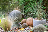 GRASS IN CONTAINERS