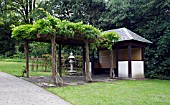 LAURISTON CASTLE, SCOTLAND, EDINBURGH. JAPANESE GARDEN; DESIGNER TAKASHI SAWANO