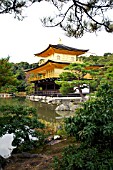 KINKAKUJI TEMPLE, TEMPLE OF THE GOLDEN PAVILION, KYOTO, JAPAN